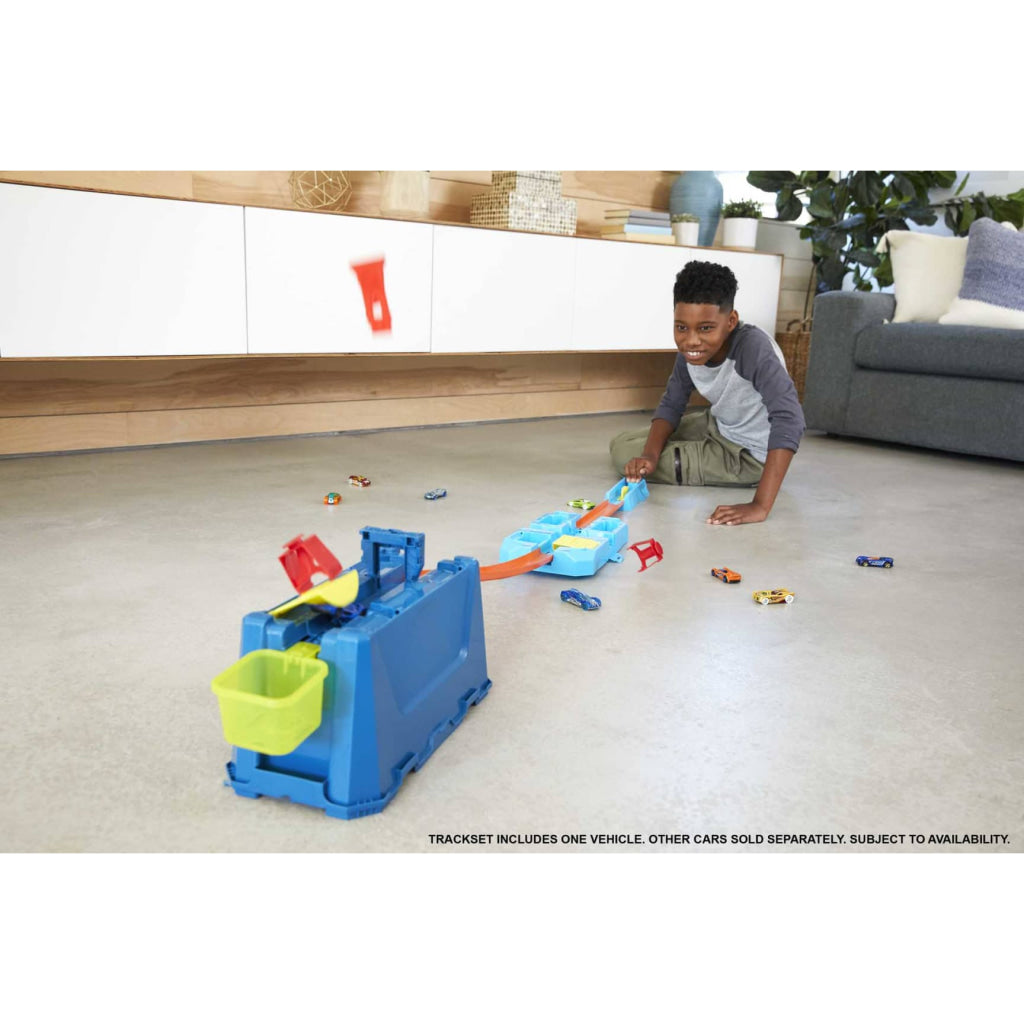 Hot Wheels Track Builder Unlimited Stunt Crash Box Play Set