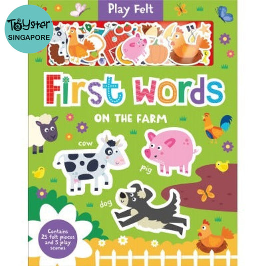 Imagine That - Play Felt First Words On The Farm Soft Books