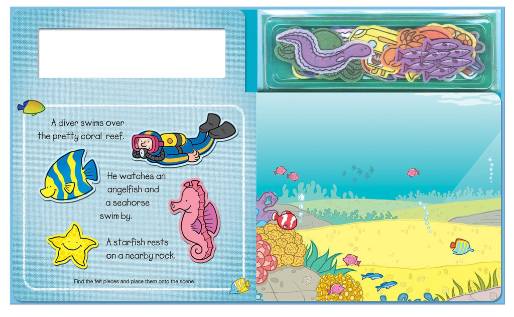 Imagine That - Play Felt Ocean Animals Soft Books