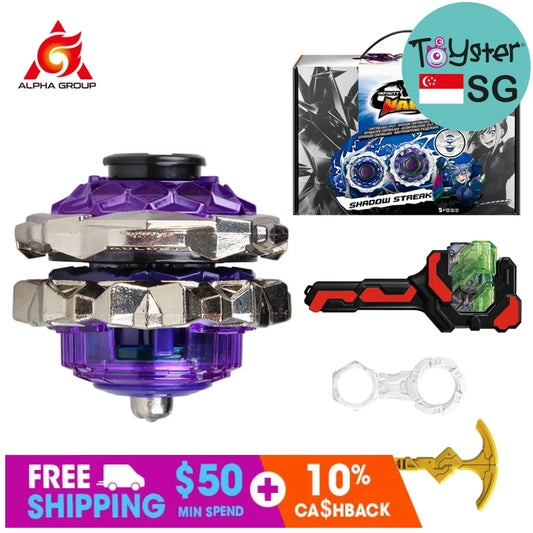 Infinity Nado 3 Original Crack Series 2 In1 Split Transforming Metal Gyro Battle Spinning Top