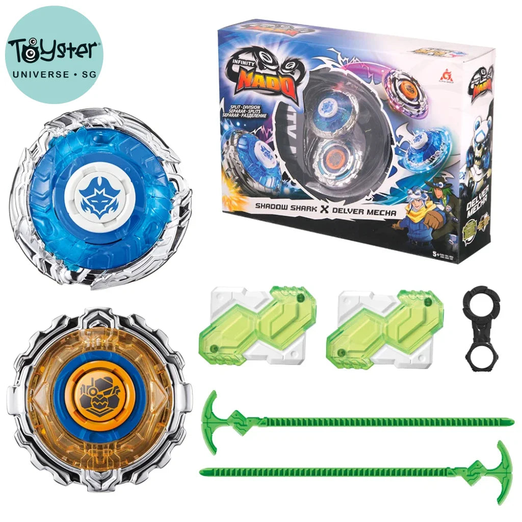 Infinity Nado 3 Original Split Series Metal Gyro Battle Set Infinity Nado
