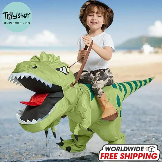 Inflatable Dinosaur Velociraptor Costume