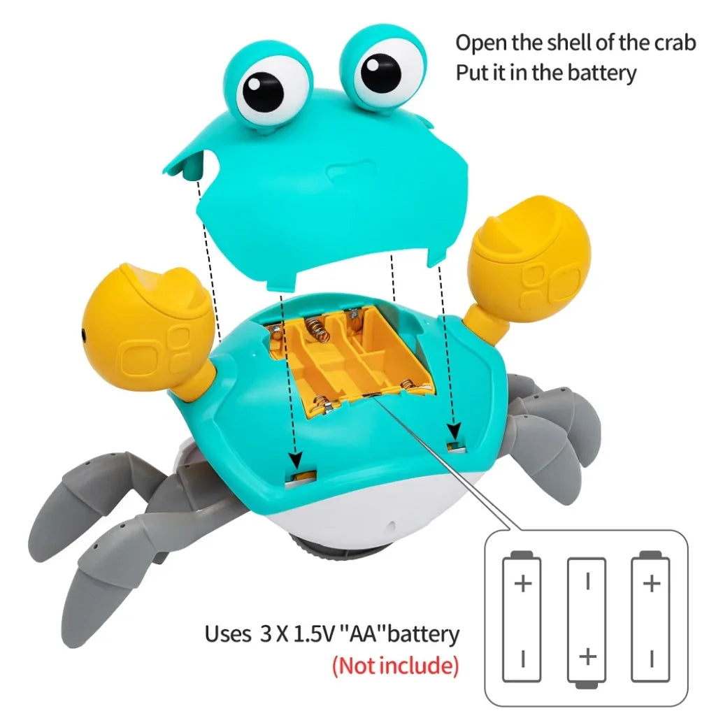 Interactive Dancing Crab