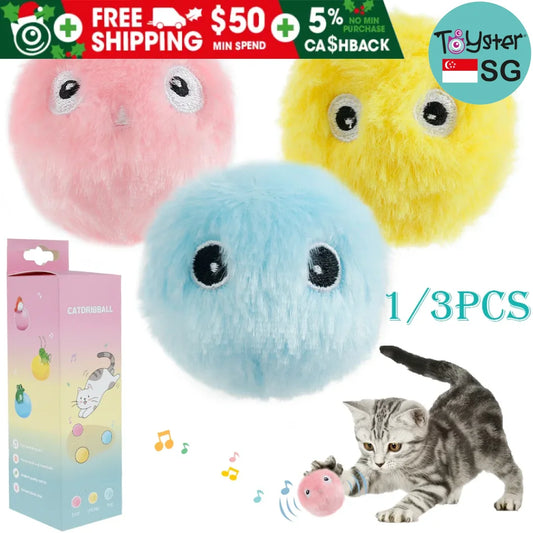 Interactive Pet Plush Ball