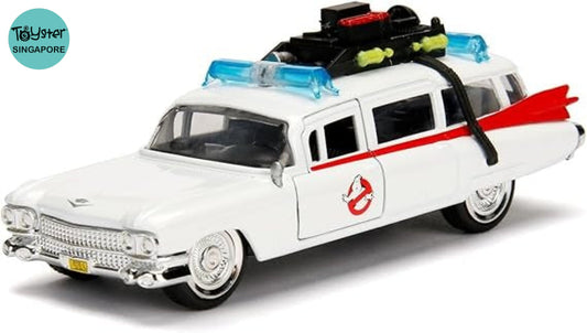 Jada Hollywood Rides Ghostbusters Ecto-1 1:32 Die-Cast Vehicle Back To The Future