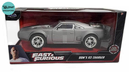 Jada Toys Fast & Furious 1:24 Dom’s Ice Charger Die-Cast Car And
