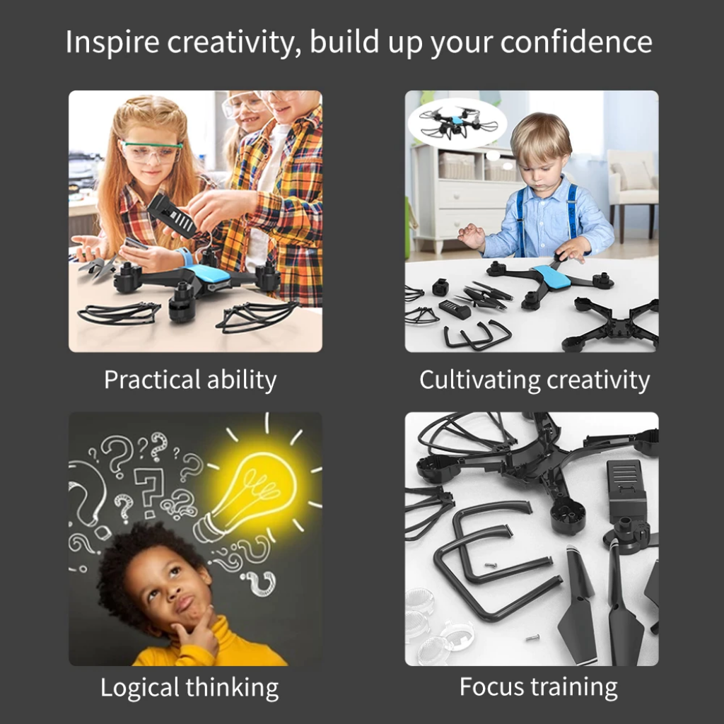 Jjrc H108 Diy Assembly Rc Drone - Orange