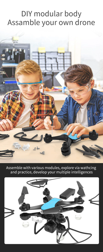 Jjrc H108 Diy Assembly Rc Drone - Orange