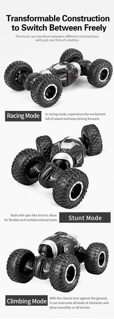 Jjrc Q70 Twist 1:16 2.4G Double-Sided Climbing Transforming Remote Control Truck