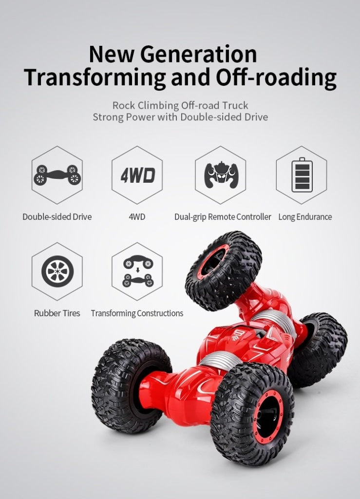 Jjrc Q70 Twist 1:16 2.4G Double-Sided Climbing Transforming Remote Control Truck