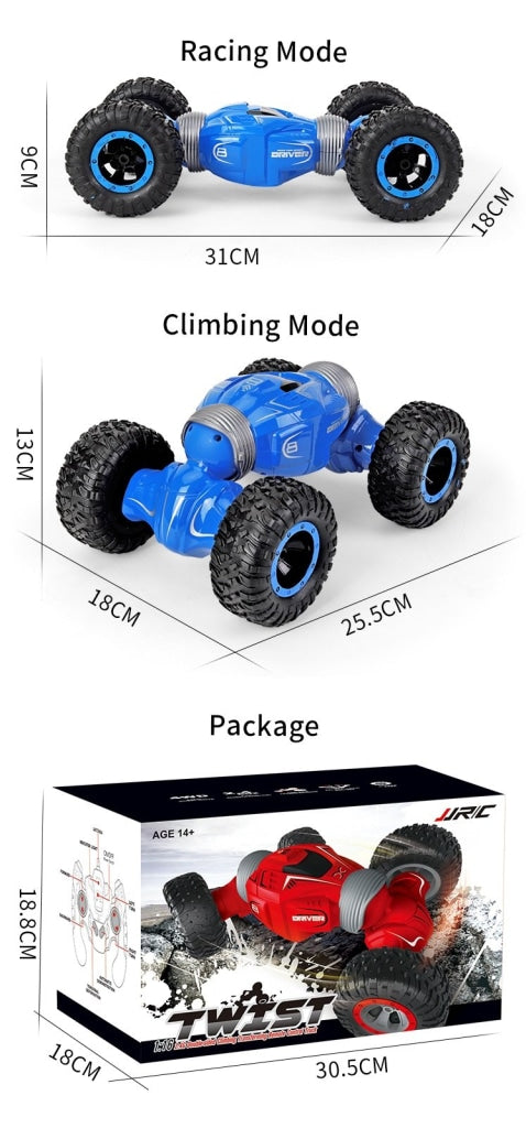 Jjrc Q70 Twist 1:16 2.4G Double-Sided Climbing Transforming Remote Control Truck