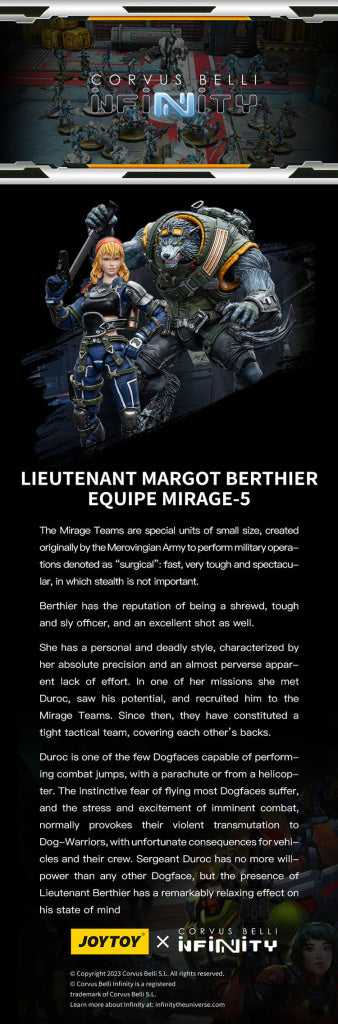 Joytoy Corvus Belli Infinity Ariadna Equipe Mirage-5