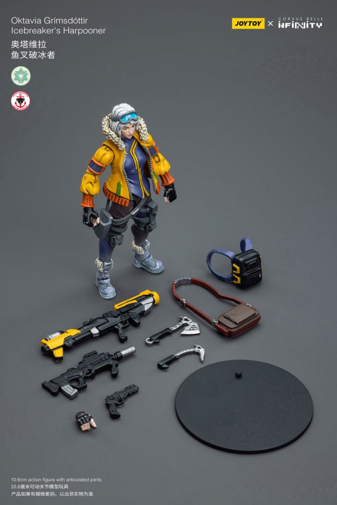 Joytoy Corvus Belli Infinity Oktavia Grimsdottir Lcebreaker’s Harpooner