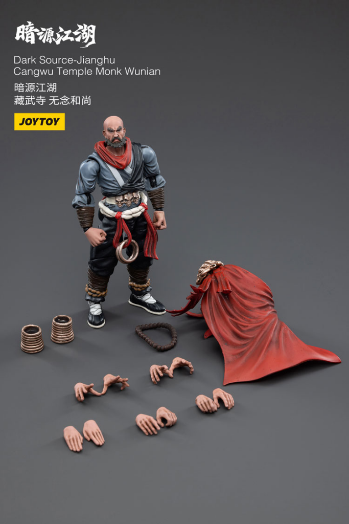 Joytoy Dark Source Cangwu Temple Monk Wunian