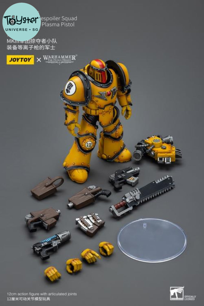Joytoy Imperial Fists Legion Mkiii Despoiler Squad Sergeant With Plasma Pistol Jt9084 Warhammer 40K
