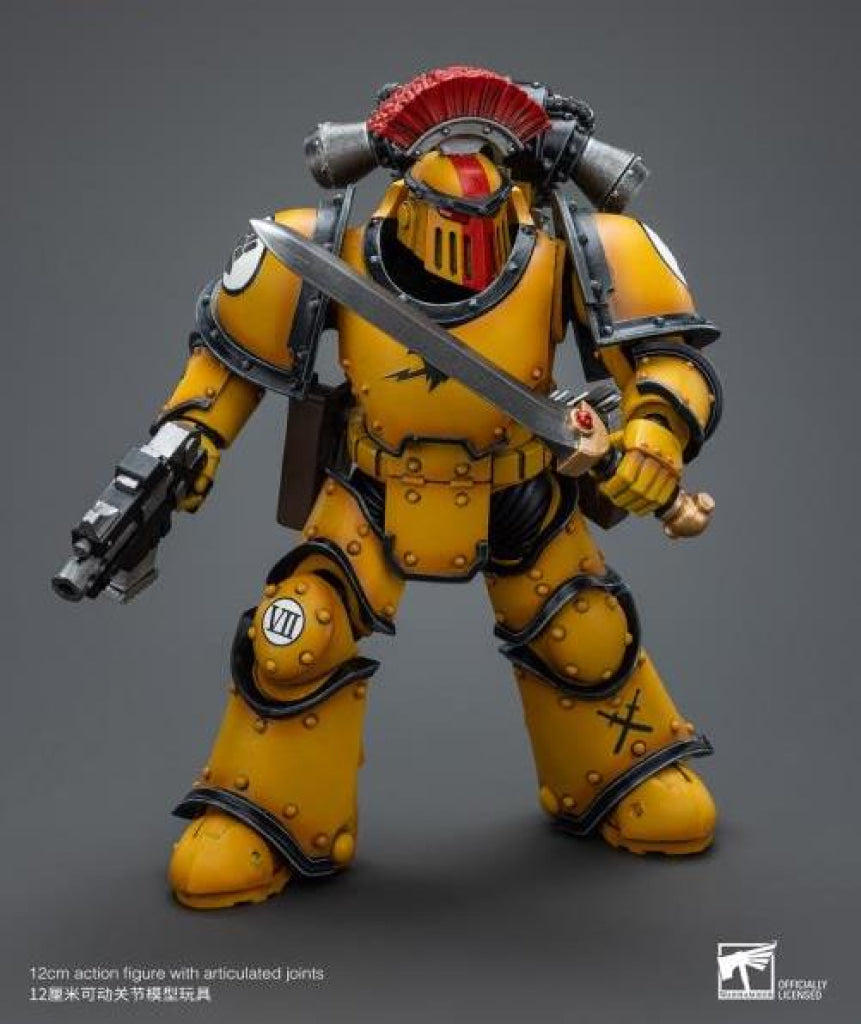 Joytoy Imperial Fists Legion Mkiii Tactical Squad Sergeant With Power Sword Jt9046 Warhammer 40K