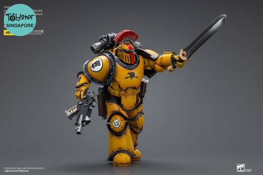 Joytoy Imperial Fists Legion Mkiii Tactical Squad Sergeant With Power Sword Jt9046 Warhammer 40K