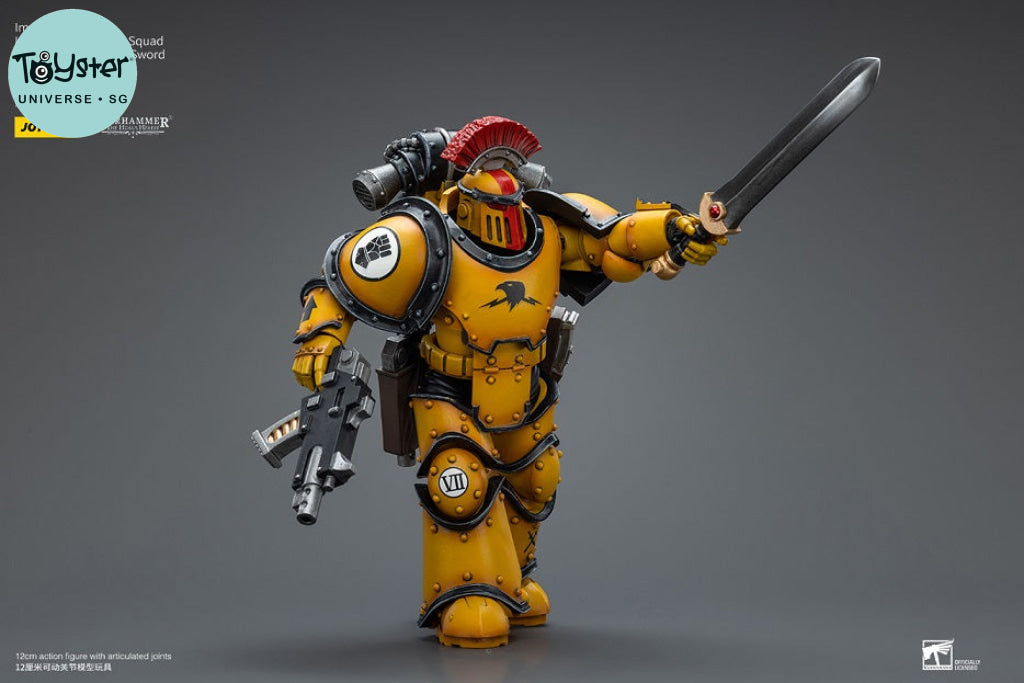 Joytoy Imperial Fists Legion Mkiii Tactical Squad Sergeant With Power Sword Jt9046 Warhammer 40K