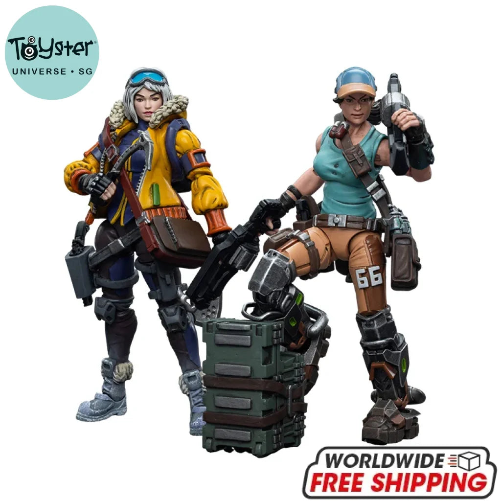 JOYTOY Infinity 1/18 Action Figures Monstruckers Oktavia Grimsdottir lcebreaker’s Harpooner