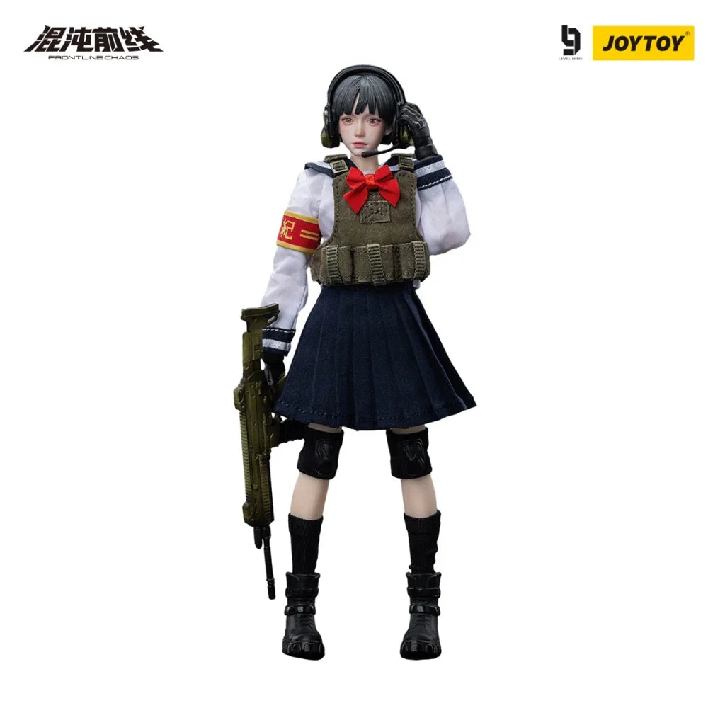 JOYTOY LEVEL NINE 1/12 Action Figures Anime 16.5cm FRONTLINE CHAOS AMY DORA XENA - AMY / 16.5cm