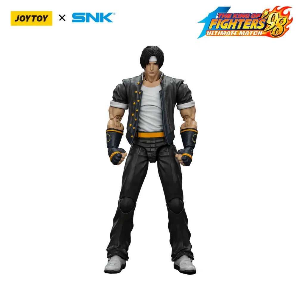 JOYTOY SNK 1/18 Action Figures KOF 98UM Hero Team Kyo Kusanagi Goro Daimon Benimaru Nikaido - Kyo Kusanagi / 11.7cm