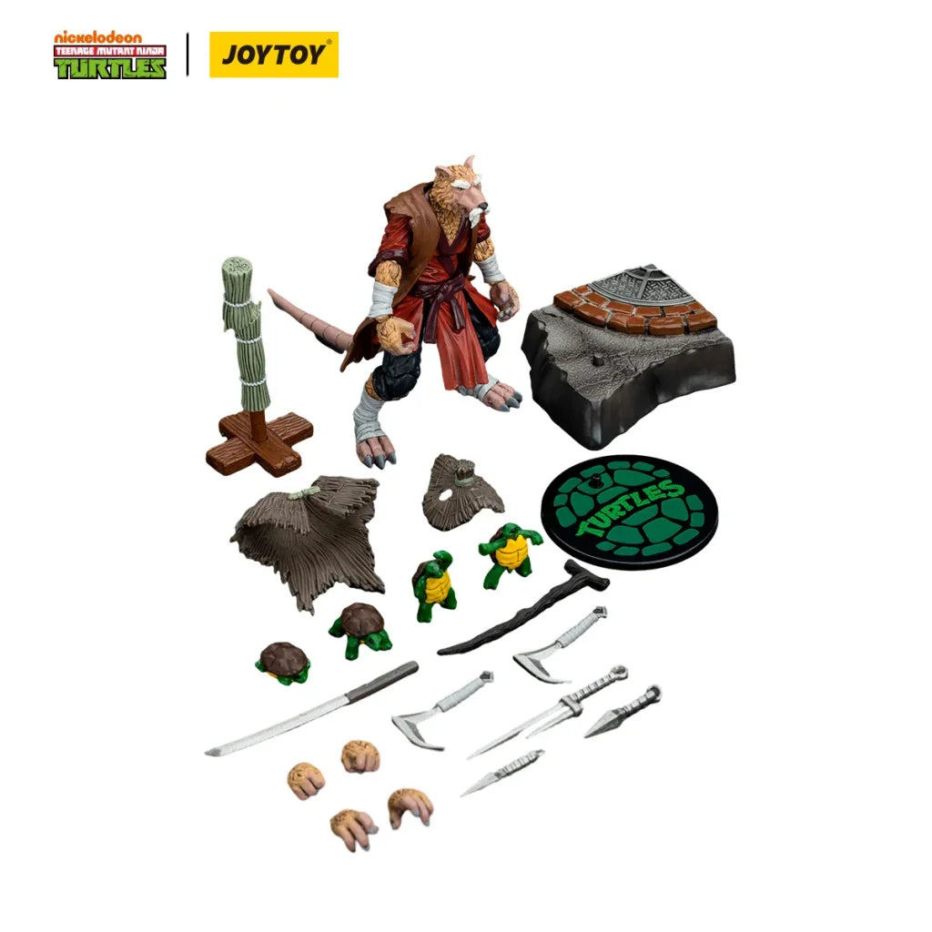JOYTOY TMNT 1/18 Action Figures Anime 10.6cm TMNT-April O’Neil TMNT-Splinter