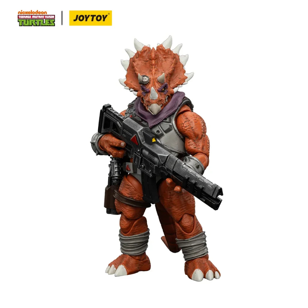 JOYTOY TMNT 1/18 Action Figures Anime 13.2cm Captain Zorax Adjutant Zork Triceraton Infantryman - Triceraton / 13.2