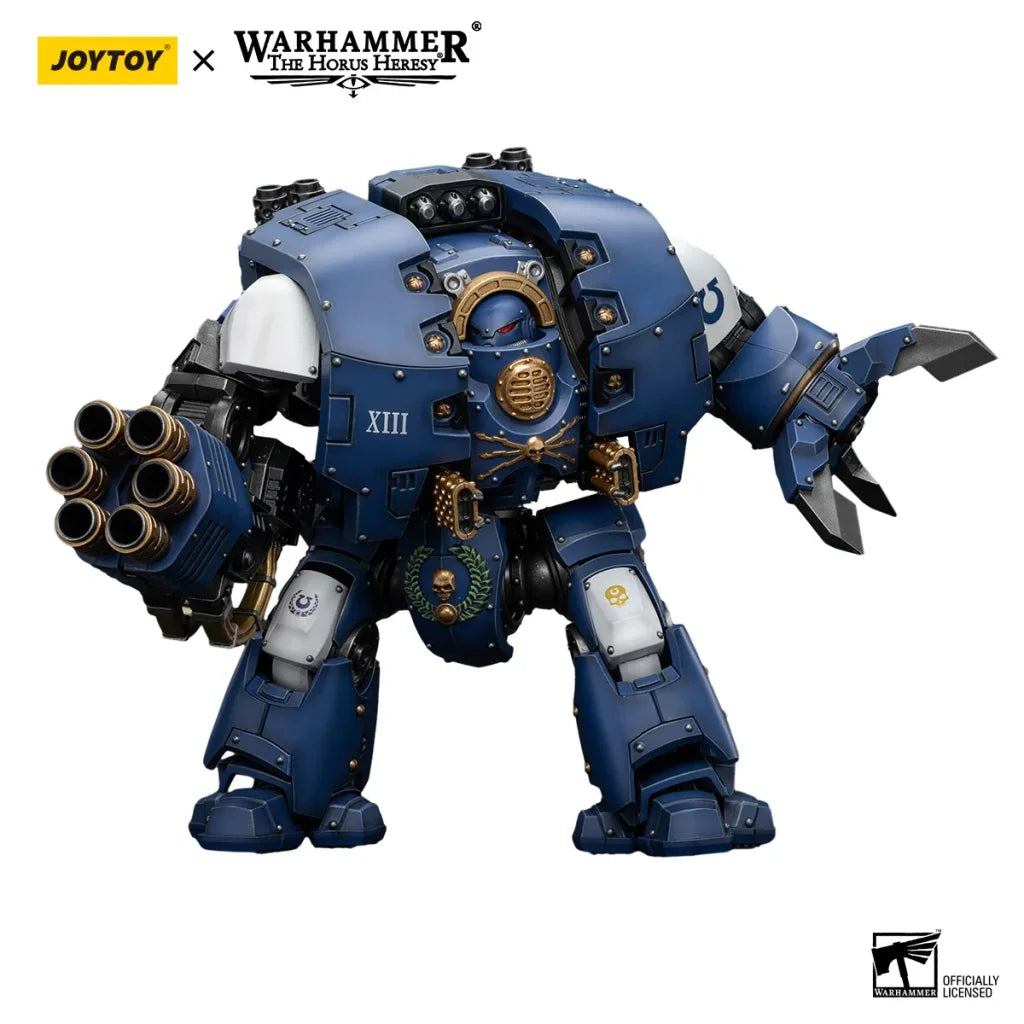 JOYTOY Warhammer 1/18 Action Figures Mecha 28.6cm Ultramarines Leviathan Dreadnought with Cyclonic Melta Lance and