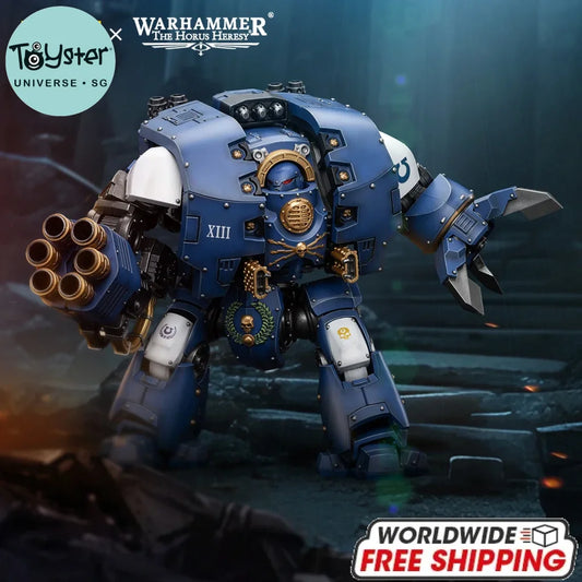 JOYTOY Warhammer 1/18 Action Figures Mecha 28.6cm Ultramarines Leviathan Dreadnought with Cyclonic Melta Lance and