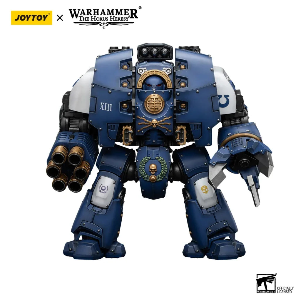 JOYTOY Warhammer 1/18 Action Figures Mecha 28.6cm Ultramarines Leviathan Dreadnought with Cyclonic Melta Lance and
