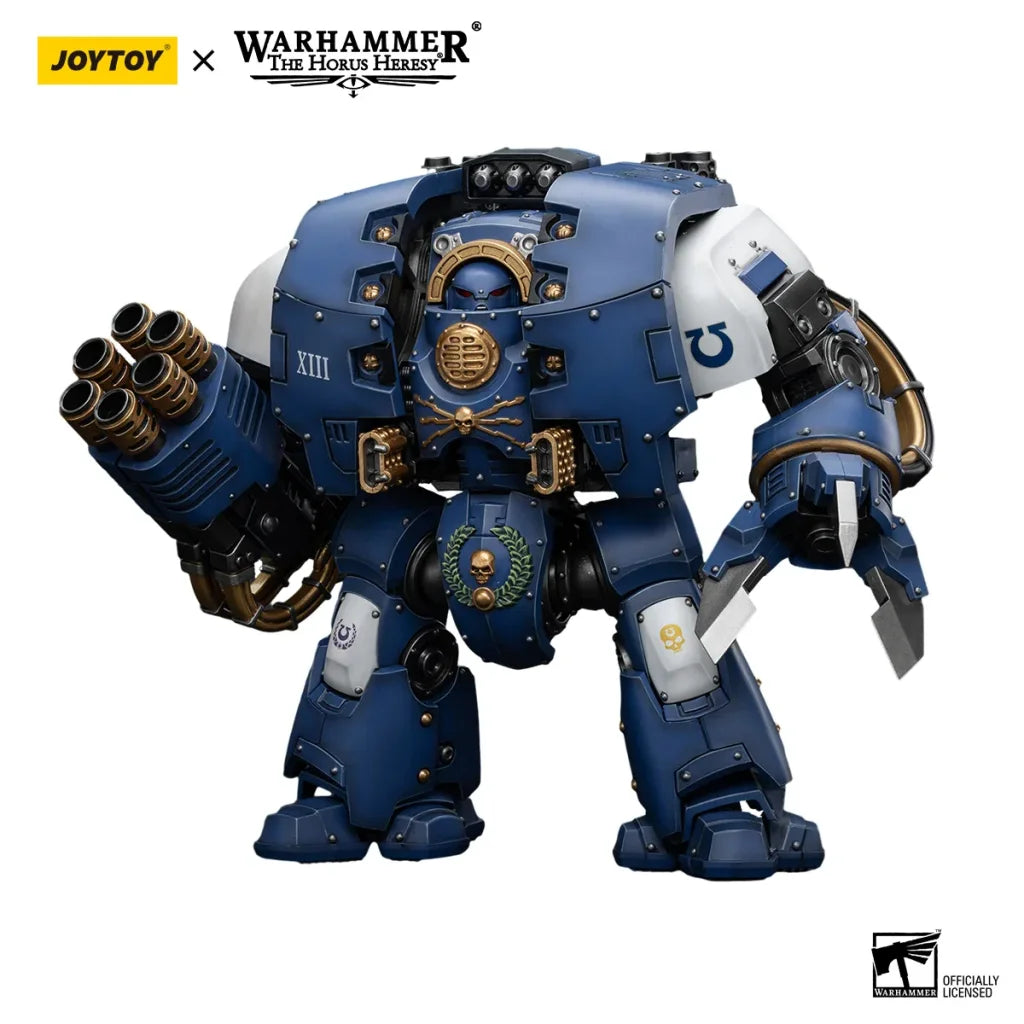 JOYTOY Warhammer 1/18 Action Figures Mecha 28.6cm Ultramarines Leviathan Dreadnought with Cyclonic Melta Lance and
