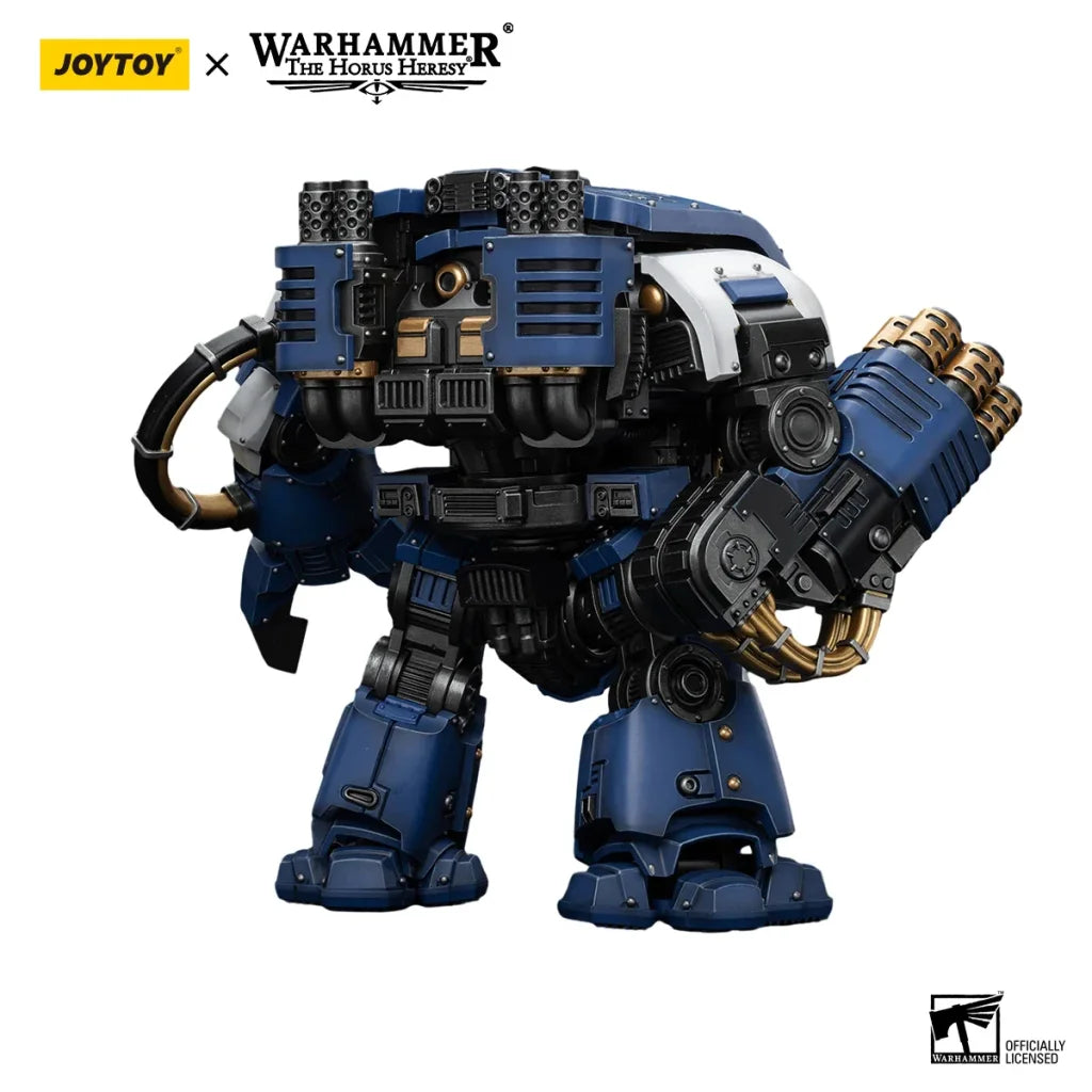 JOYTOY Warhammer 1/18 Action Figures Mecha 28.6cm Ultramarines Leviathan Dreadnought with Cyclonic Melta Lance and