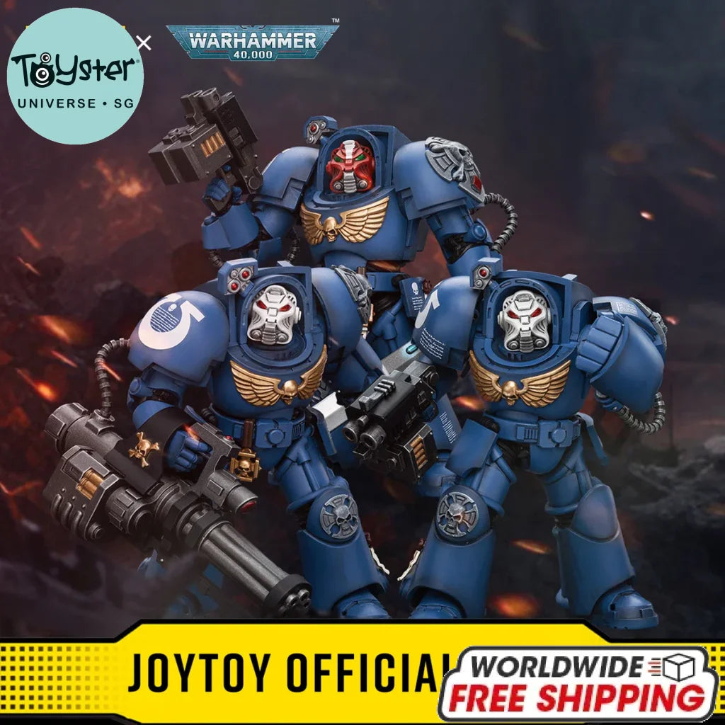 JOYTOY Warhammer 40k 1/18 Action Figures 14.3cm Ultramarines Terminator Squad