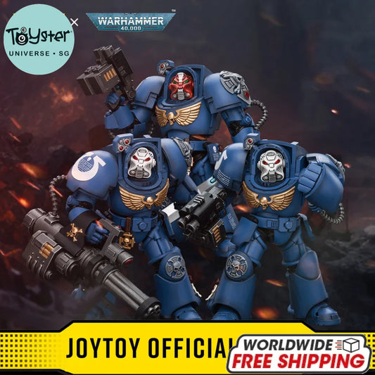 JOYTOY Warhammer 40k 1/18 Action Figures 14.3cm Ultramarines Terminator Squad