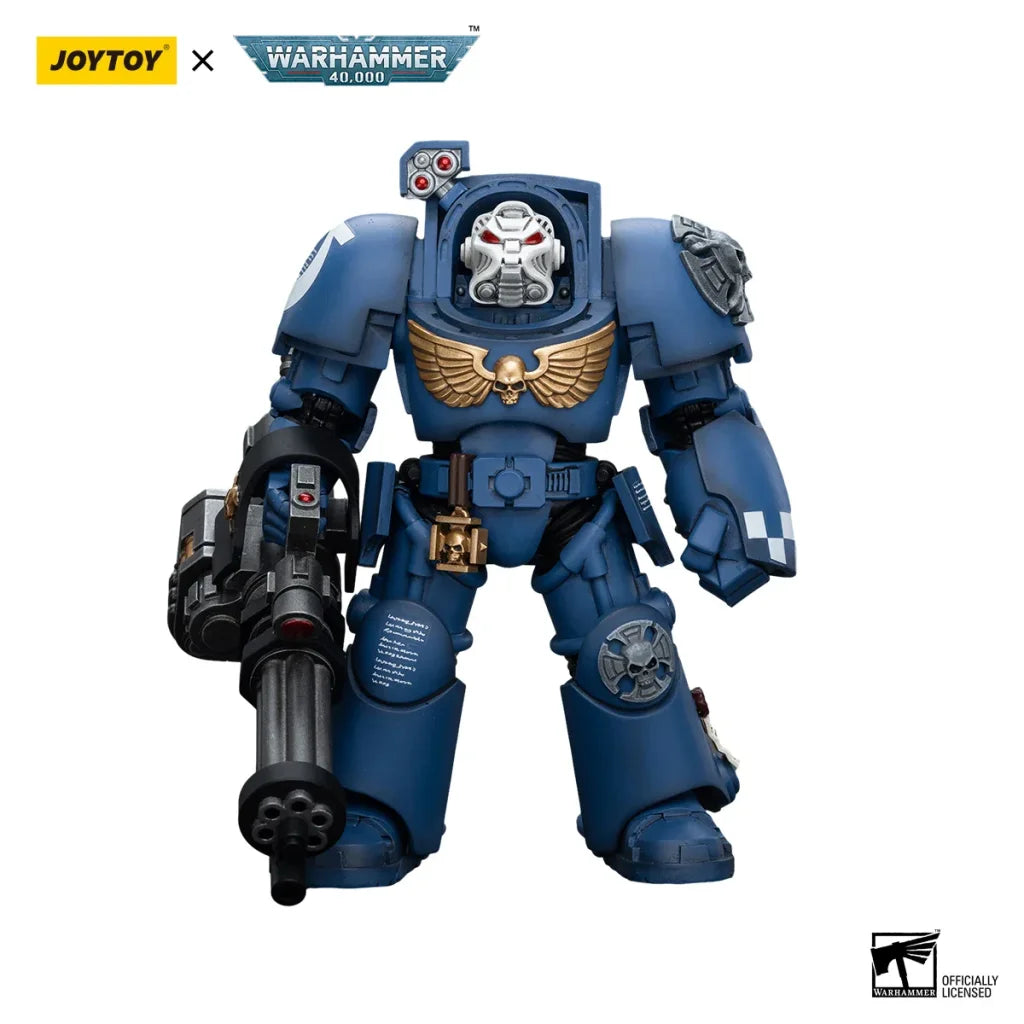 JOYTOY Warhammer 40k 1/18 Action Figures 14.3cm Ultramarines Terminator Squad - Assault Cannon / 14.3cm