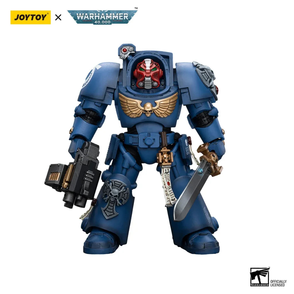JOYTOY Warhammer 40k 1/18 Action Figures 14.3cm Ultramarines Terminator Squad - Teleport Homer / 14.3cm