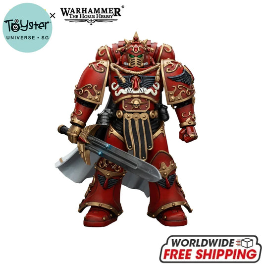 JOYTOY Warhammer 40k 1/18 Action Figures Anime 12.4cm Blood Angels Legion Praetor with Paragon Blade - Legion Praetor