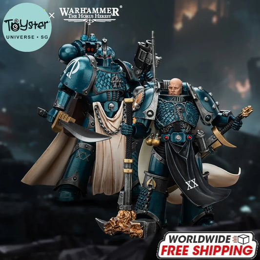 JOYTOY Warhammer 40k 1/18 Action Figures Anime 12.6cm Alpha Legion Legion Praetor with Power Sword Harrowmaster