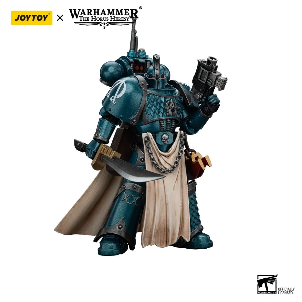 JOYTOY Warhammer 40k 1/18 Action Figures Anime 12.6cm Alpha Legion Legion Praetor with Power Sword Harrowmaster
