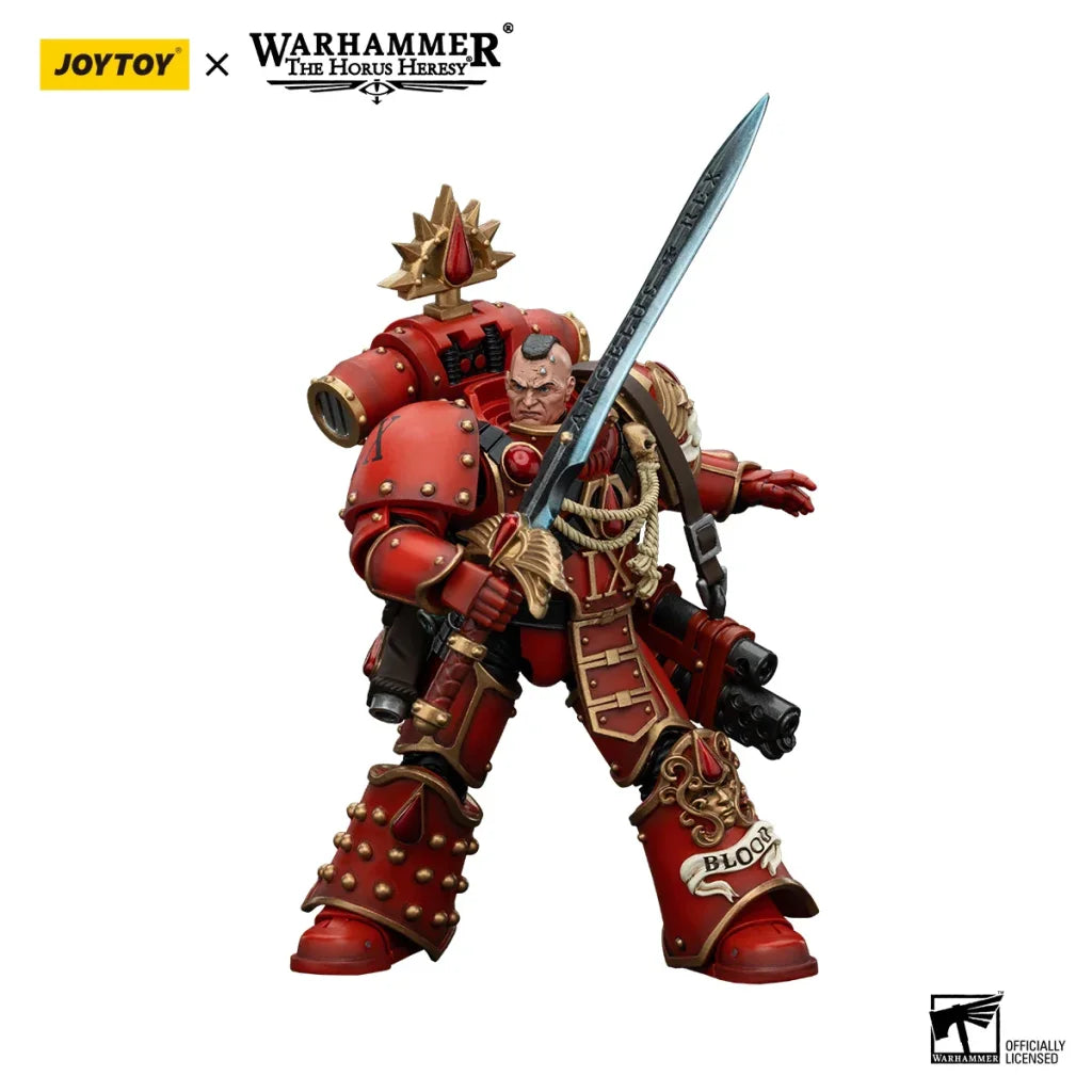 JOYTOY Warhammer 40k 1/18 Action Figures Anime 12.6cm Blood Angels Raldoron First Captain of the Blood Angels - 12.6