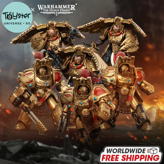 JOYTOY Warhammer 40k 1/18 Action Figures Anime 12.6cm Legio Custodes Aquilon Terminator Squad Custodian Venatari Squad