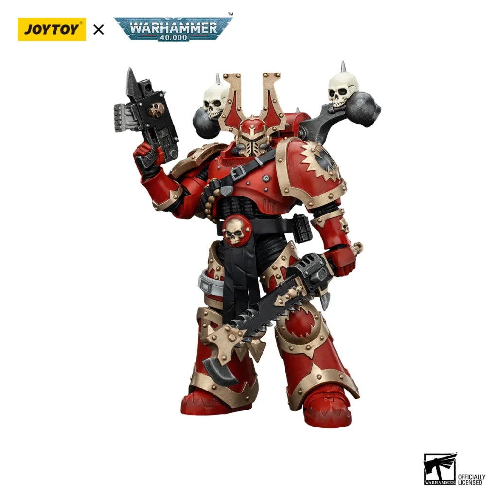 JOYTOY Warhammer 40k 1/18 Action Figures Anime 12.6cm World Eaters Khorne Berzerker - 2 / 12.6cm