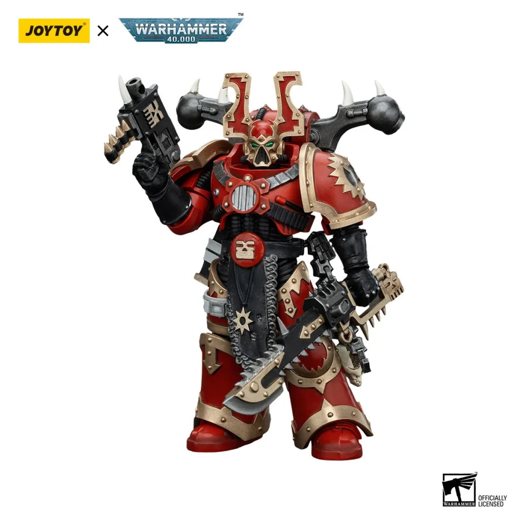 JOYTOY Warhammer 40k 1/18 Action Figures Anime 12.6cm World Eaters Khorne Berzerker - 1 / 12.6cm