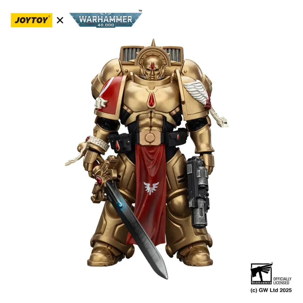 JOYTOY Warhammer 40k 1/18 Action Figures Blood Angels Sanguinary Guard with Inferno Pistol and Encarmine Blade - Guard