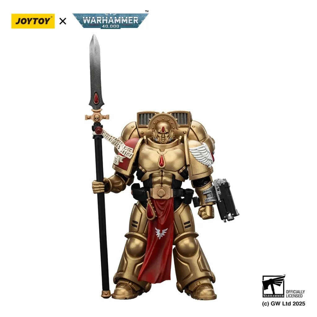 JOYTOY Warhammer 40k 1/18 Action Figures Blood Angels Sanguinary Guard with Inferno Pistol and Encarmine Blade - Guard