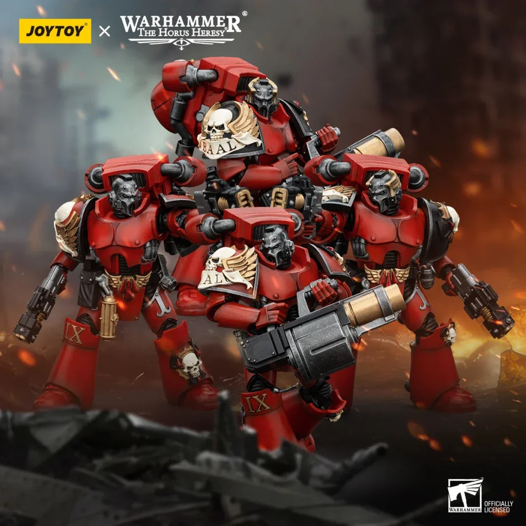 JOYTOY Warhammer 40k 1/18 Action Figures Blood Angels Angel’s Tears Squad - set 4 / 14.2cm