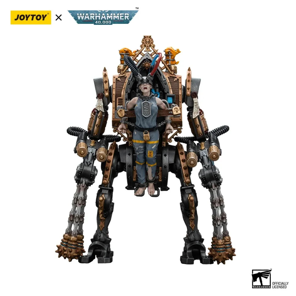 JOYTOY Warhammer 40k 1/18 Action Figures Mecha Anime 24cm Adepta Sororitas Penitent Engine with Penitent Flails Mecha