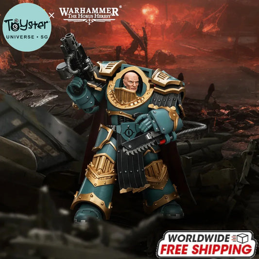 JOYTOY Warhammer 40k 1/18 Action Figures Sons of Horus Legion Praetor in Cataphractii Terminator Armour - Terminator