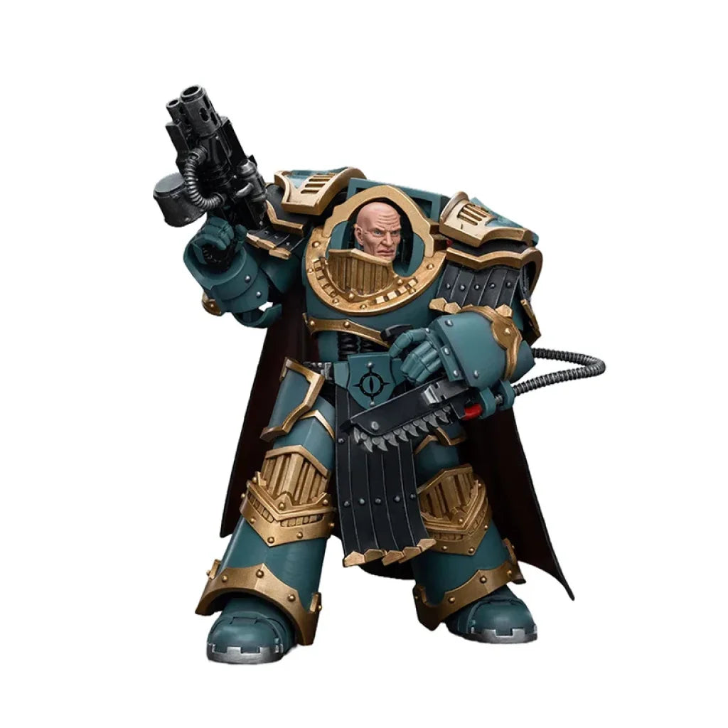 JOYTOY Warhammer 40k 1/18 Action Figures Sons of Horus Legion Praetor in Cataphractii Terminator Armour - Terminator
