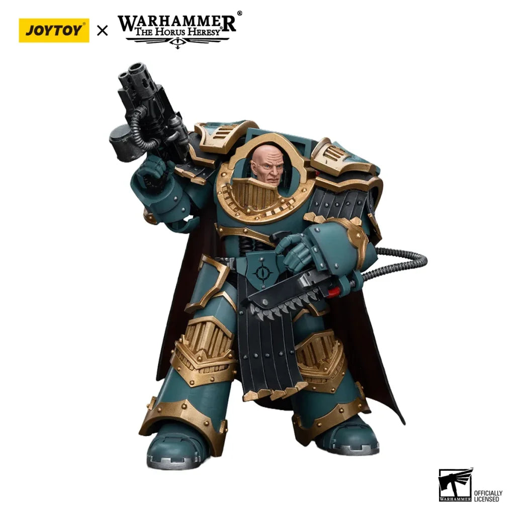 JOYTOY Warhammer 40k 1/18 Action Figures Sons of Horus Legion Praetor in Cataphractii Terminator Armour - Terminator